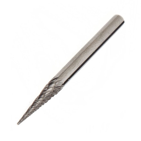 Forney Tungsten Carbide Burr, 1/8 in Taper Pointed SM-42 60138